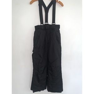 Sport Essentials Black Ski Overall Pants Size 12